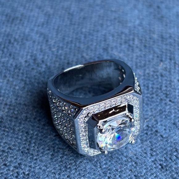 Men’s Zirconia .925 Sterling Silver - Picture 2 of 10